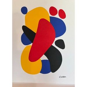 Alexander Calder "Boomerang Tel Aviv" Print SOLD AS IS